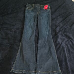 SPANX Dark Blue Flare Jeans NWT XS EUR Sz 32 UK 6